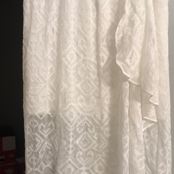 NWT alice + olivia white maxi skirt size 0 - Picture 2 of 2